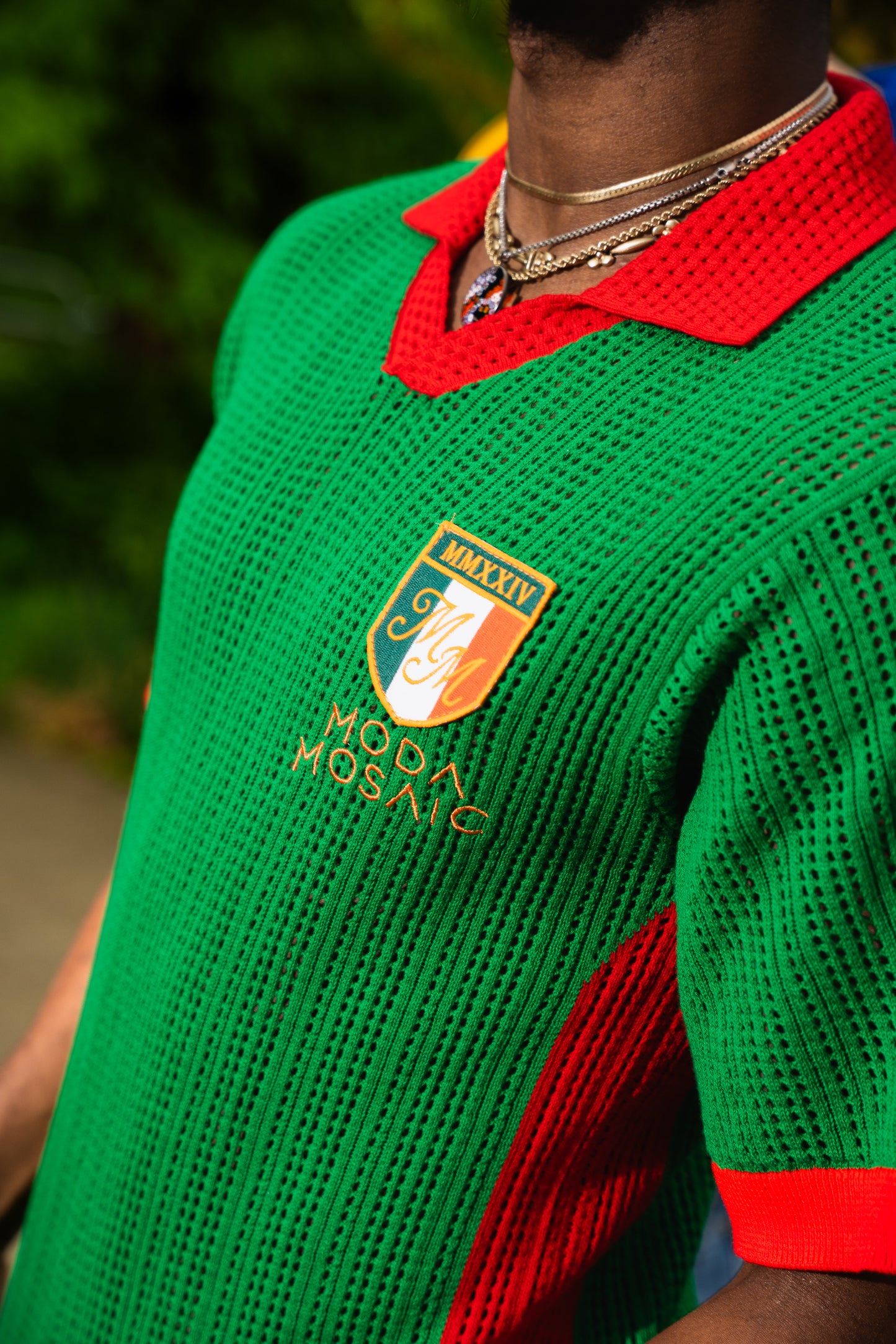 Mexico Knitted Soccer Jersey - El Sol