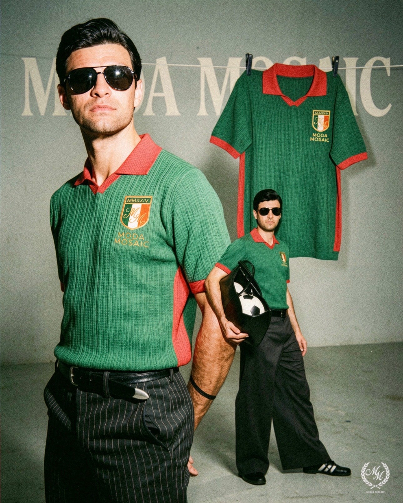 Mexico Knitted Soccer Jersey - El Sol
