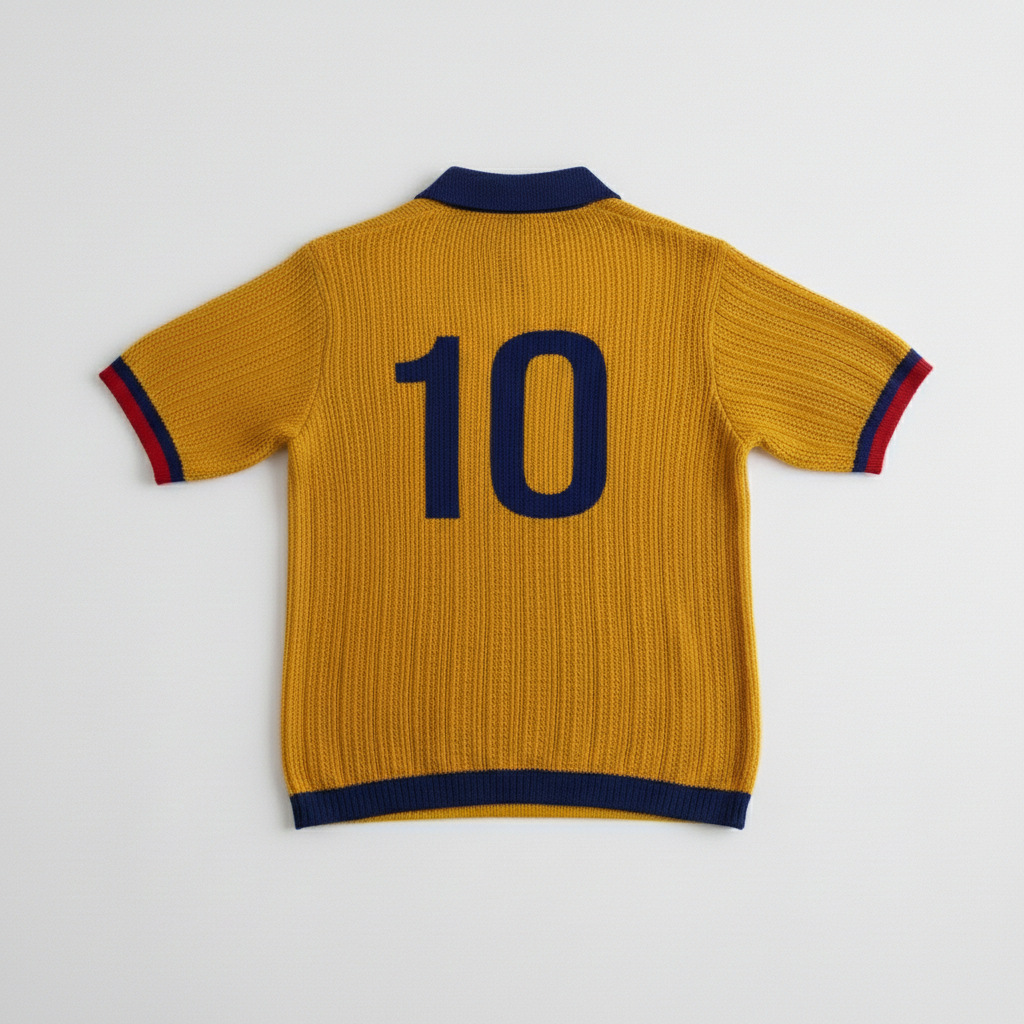 Colombia Knitted Soccer Jersey - Azul 93
