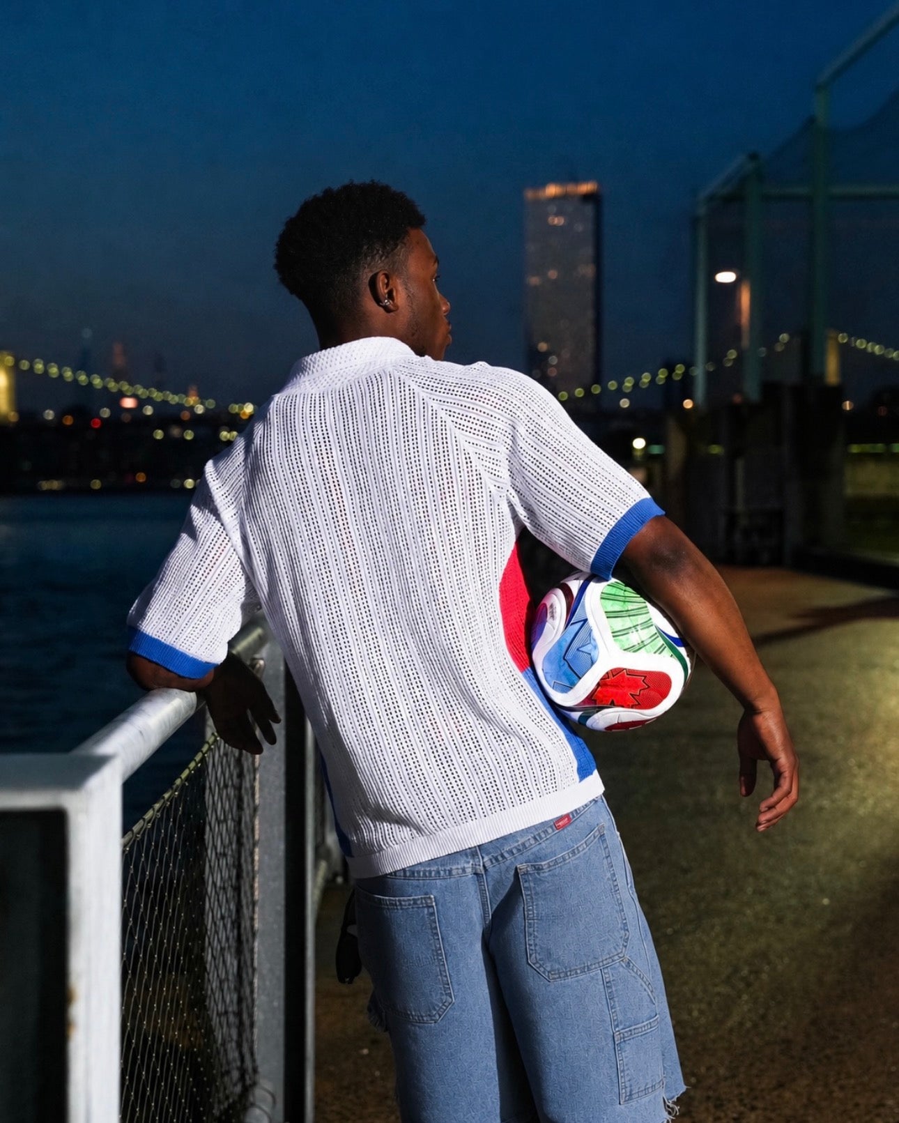 Japan Knitted Soccer Jersey - Shiro