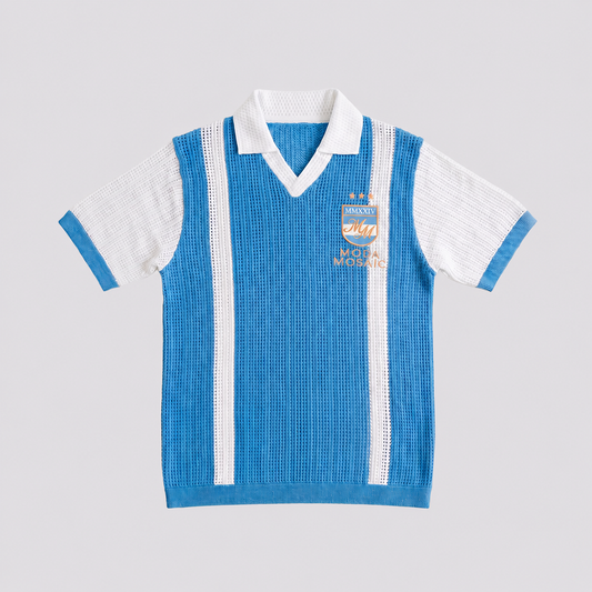 Argentina Knitted Soccer Jersey - Celeste II