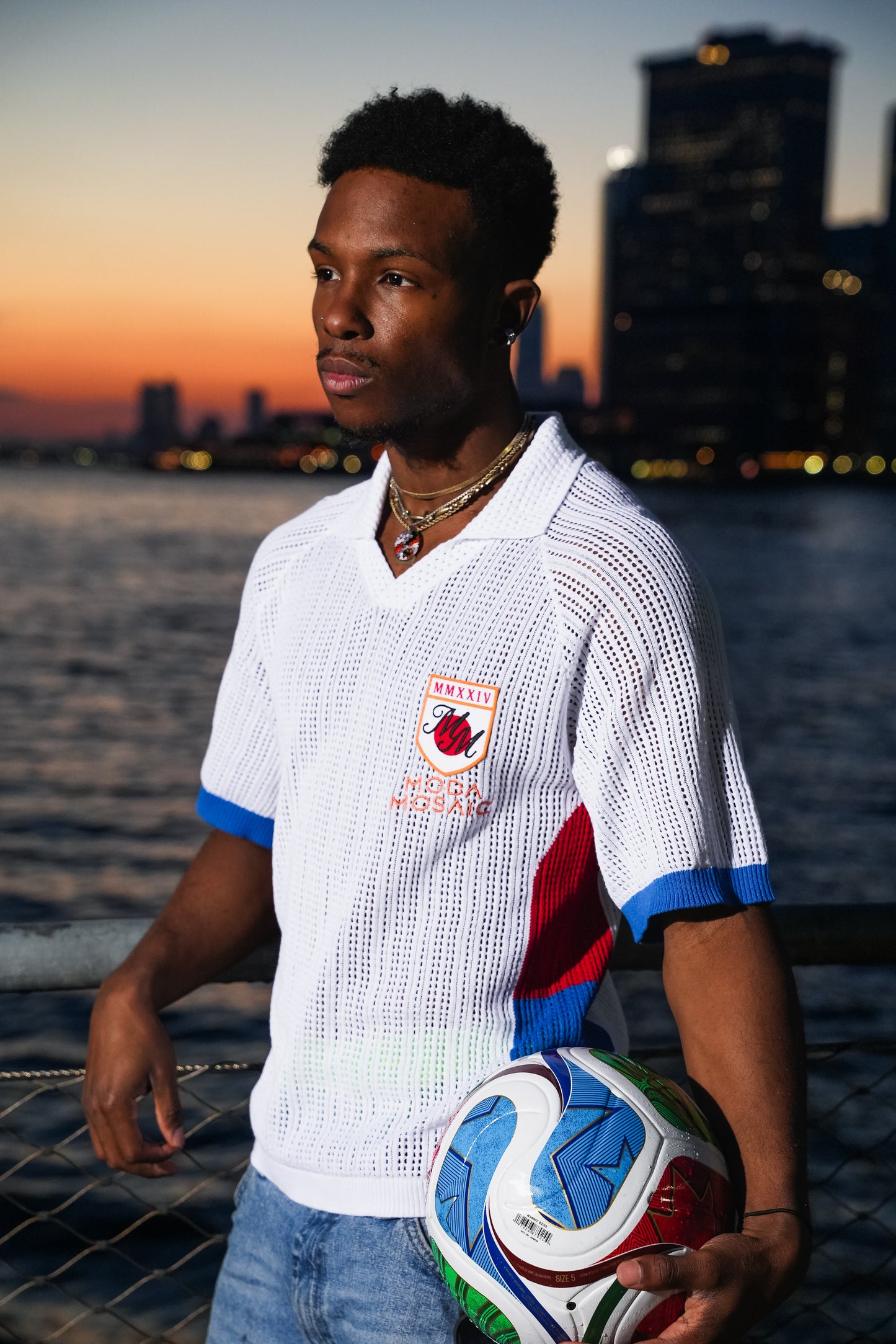 Japan Knitted Soccer Jersey - Shiro