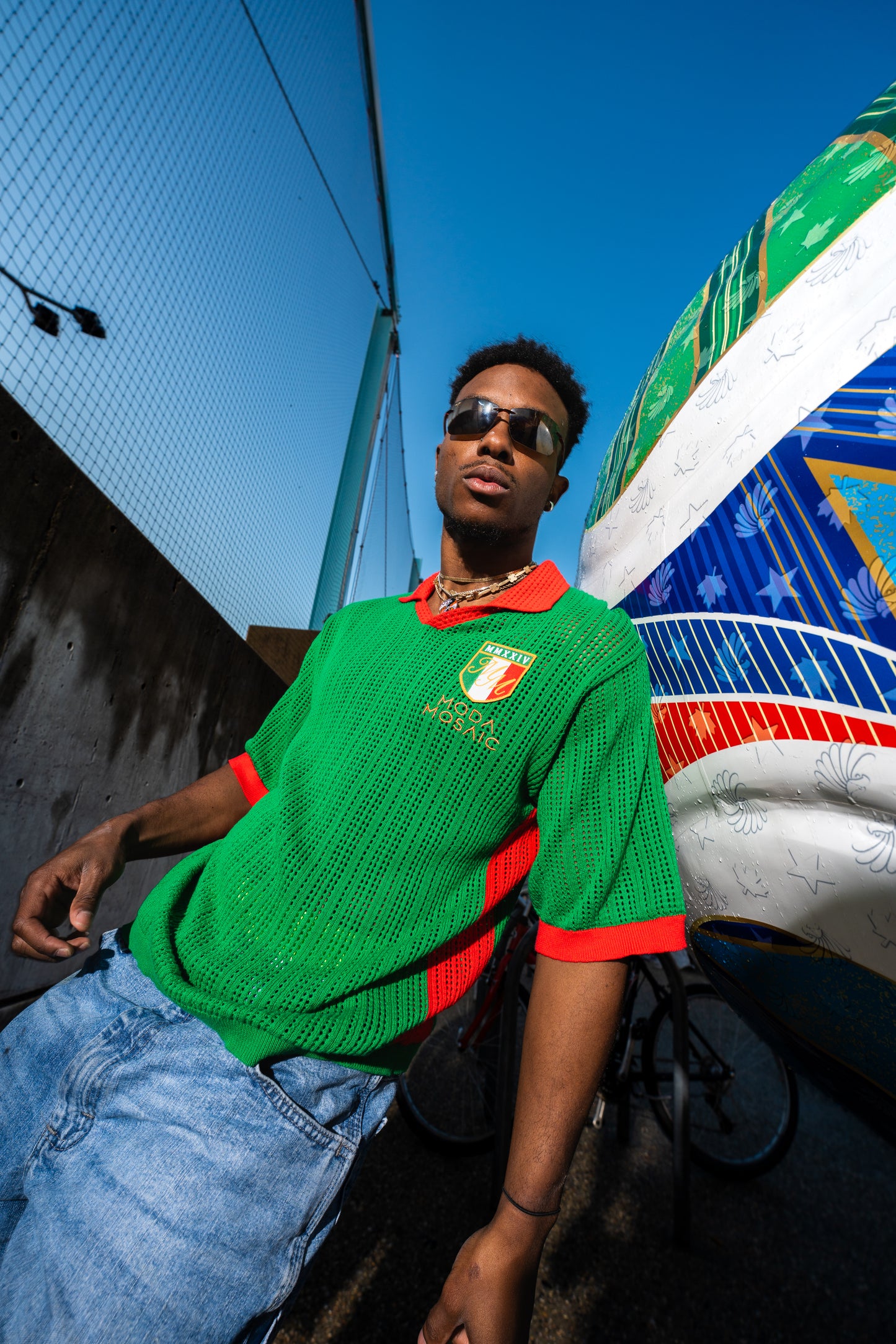 Mexico Knitted Soccer Jersey - El Sol
