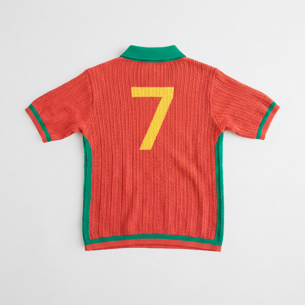 Portugal Knitted Soccer Jersey - Saudade